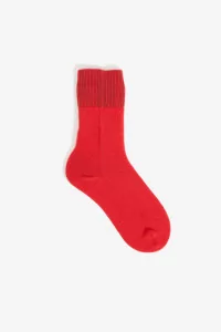 Ultra-Soft Merino Wool Socks – Red | Centre Commercial